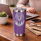 Purple Thermal Metal Coffee Cup