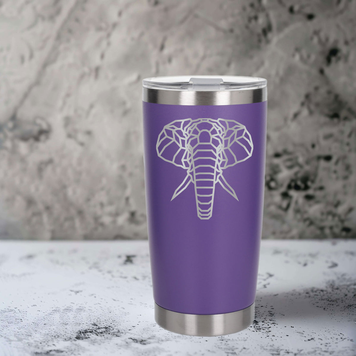 Purple Thermal Metal Coffee Cup