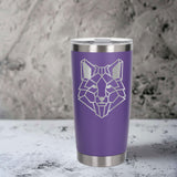 Purple Thermal Metal Coffee Cup
