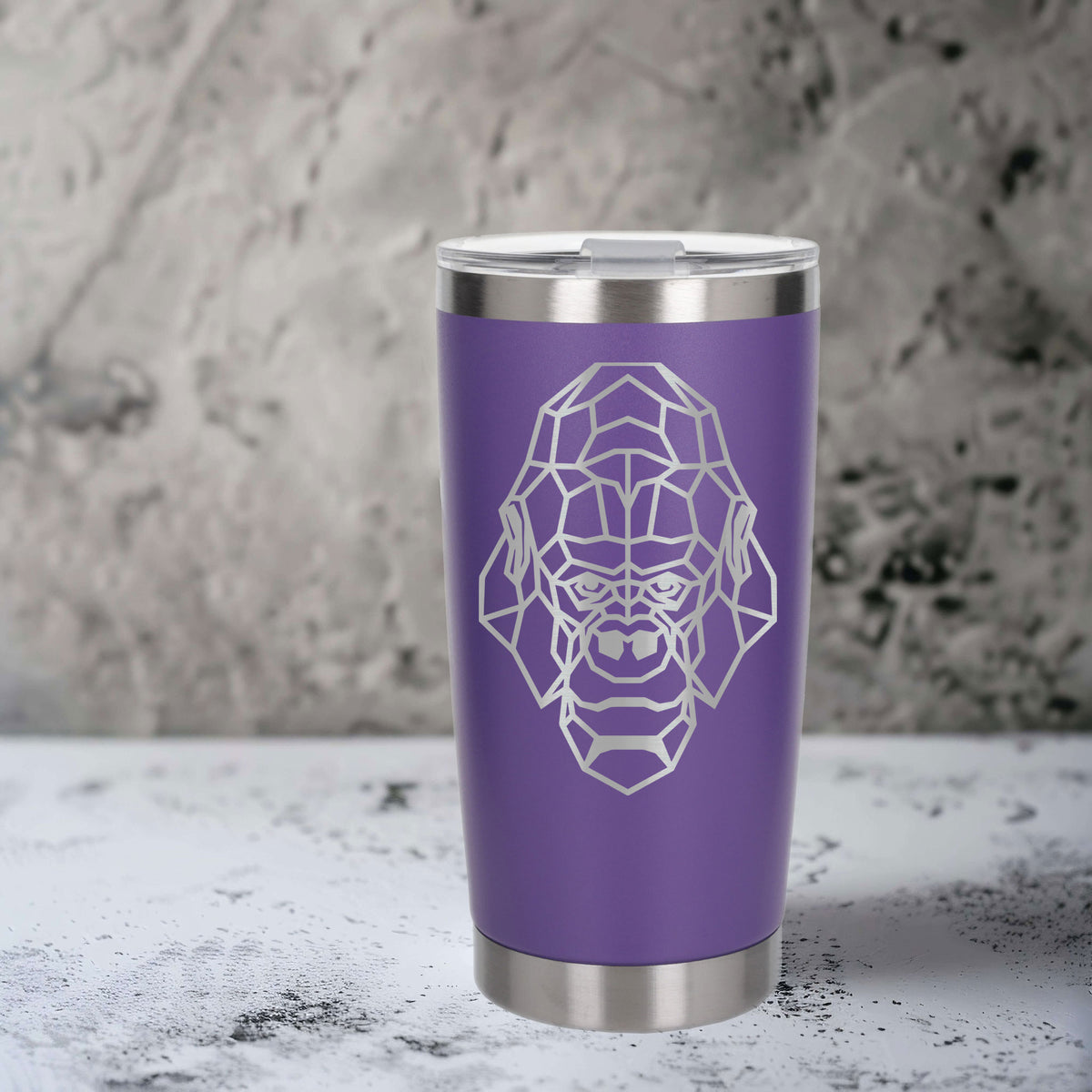 Purple Thermal Metal Coffee Cup