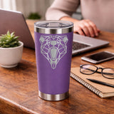 Purple Thermal Metal Coffee Cup