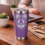Purple Thermal Metal Coffee Cup