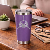 Purple Thermal Metal Coffee Cup