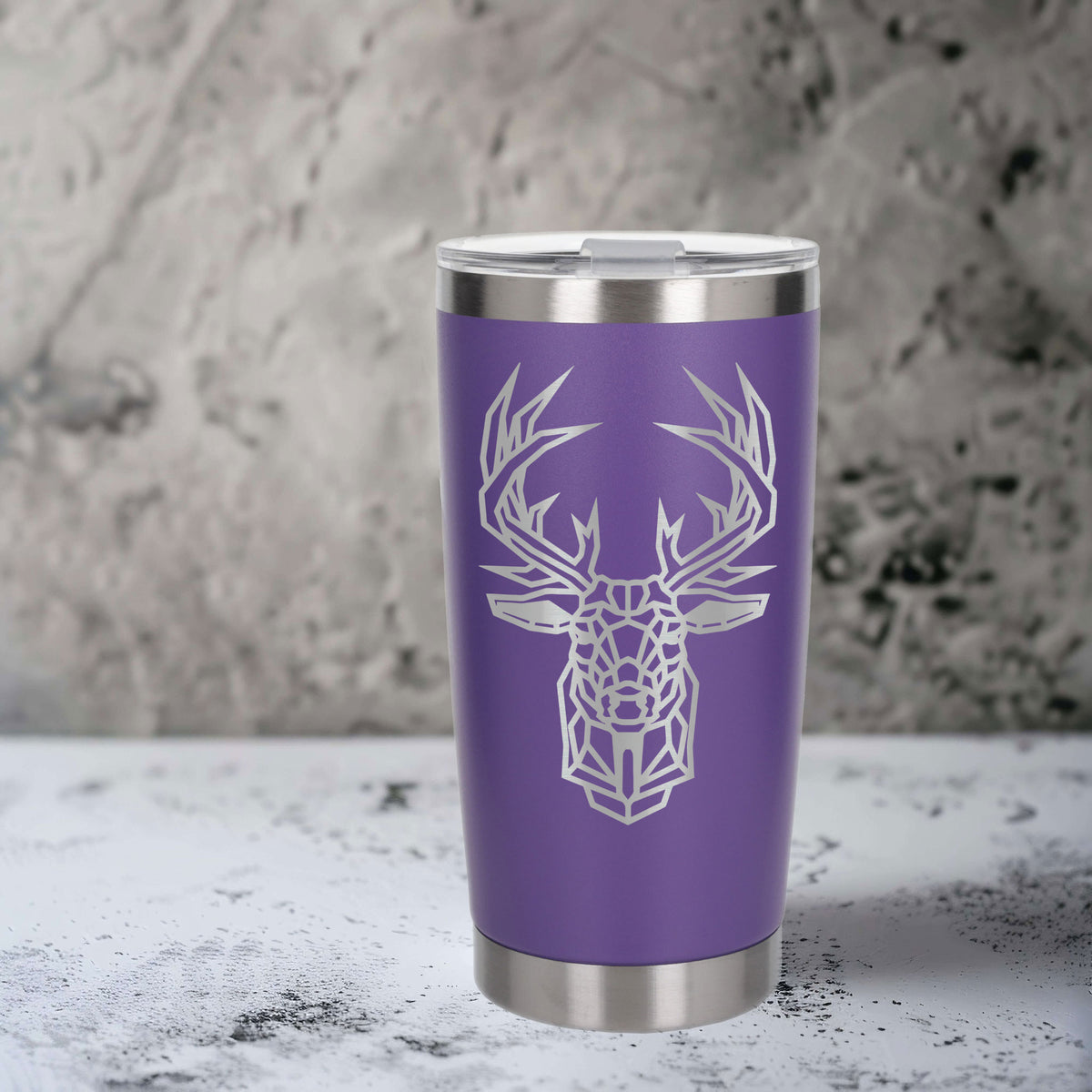 Purple Thermal Metal Coffee Cup