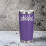 Purple Thermal Metal Coffee Cup