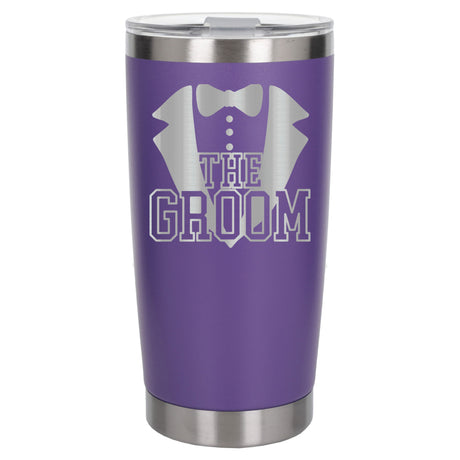 Purple Thermal Metal Coffee Cup
