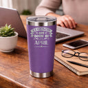 Purple Thermal Metal Coffee Cup