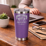 Purple Thermal Metal Coffee Cup