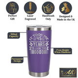 Purple Thermal Metal Coffee Cup