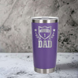 Purple Thermal Metal Coffee Cup