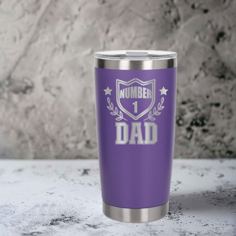 Purple Thermal Metal Coffee Cup