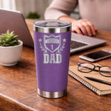 Purple Thermal Metal Coffee Cup