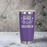 Purple Thermal Metal Coffee Cup