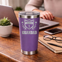 Purple Thermal Metal Coffee Cup
