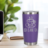Purple Thermal Metal Coffee Cup