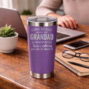 Purple Thermal Metal Coffee Cup