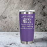 Purple Thermal Metal Coffee Cup