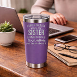 Purple Thermal Metal Coffee Cup