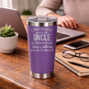 Purple Thermal Metal Coffee Cup