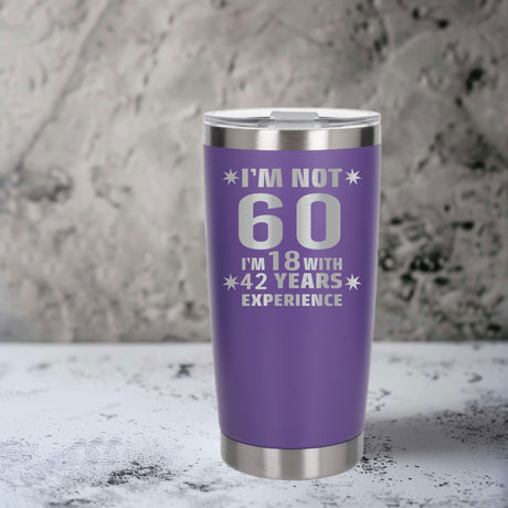 Purple Thermal Metal Coffee Cup