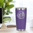 Purple Thermal Metal Coffee Cup