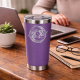 Purple Thermal Metal Coffee Cup