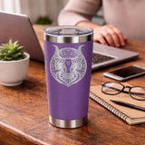 Purple Thermal Metal Coffee Cup