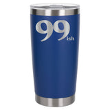 Dark Blue Thermal Metal Coffee Cup