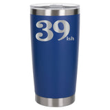 Dark Blue Thermal Metal Coffee Cup