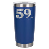 Dark Blue Thermal Metal Coffee Cup