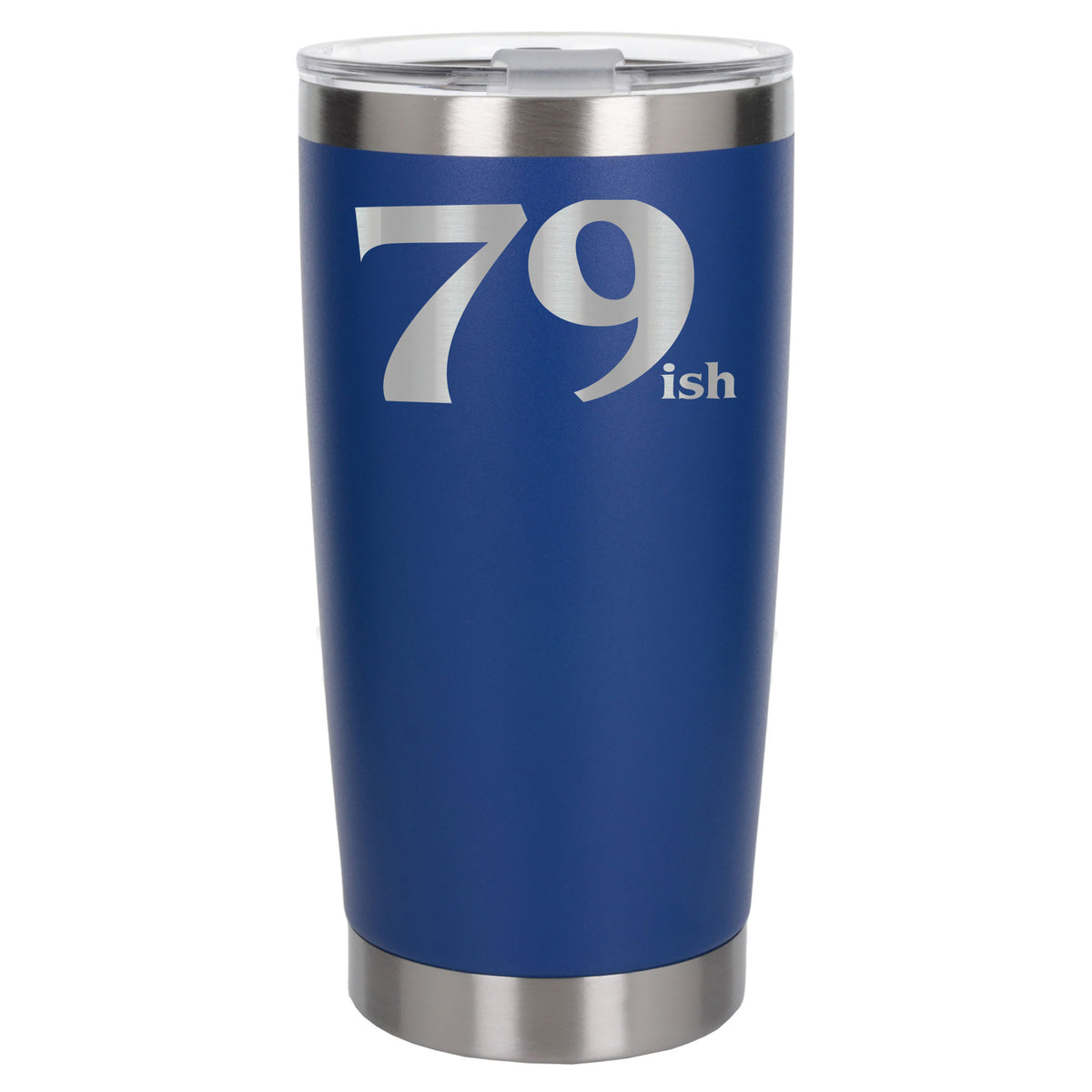 Dark Blue Thermal Metal Coffee Cup