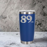 Dark Blue Thermal Metal Coffee Cup