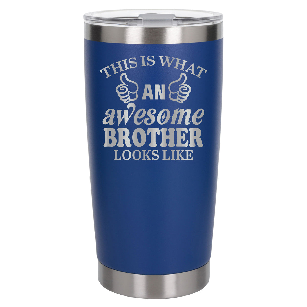 Dark Blue Thermal Metal Coffee Cup