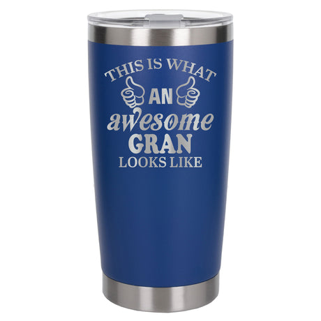 Dark Blue Thermal Metal Coffee Cup