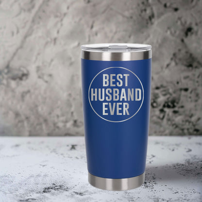 Dark Blue Thermal Metal Coffee Cup