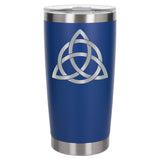 Dark Blue Thermal Metal Coffee Cup