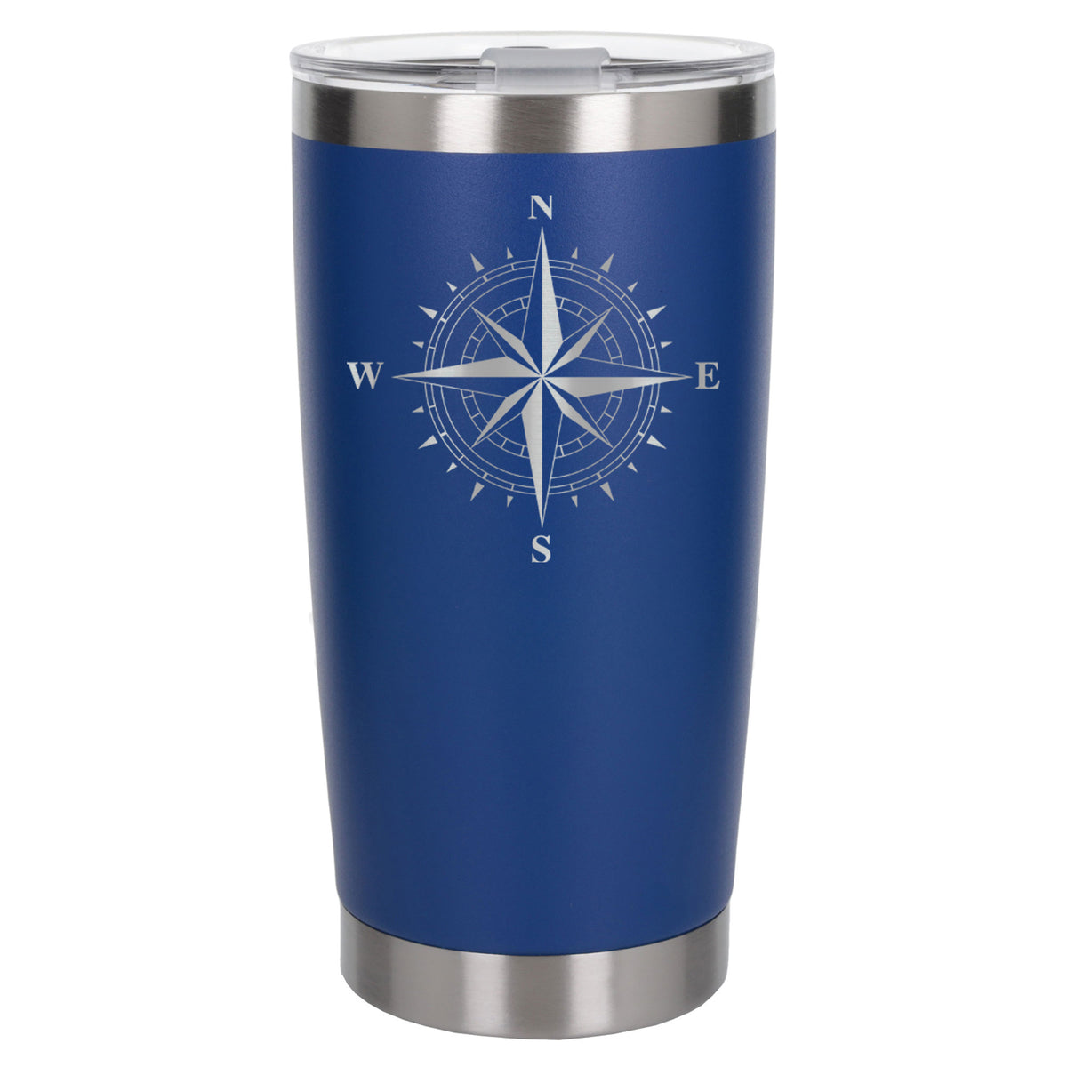 Dark Blue Thermal Metal Coffee Cup