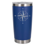 Dark Blue Thermal Metal Coffee Cup