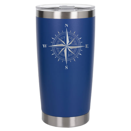 Dark Blue Thermal Metal Coffee Cup