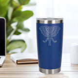 Dark Blue Thermal Metal Coffee Cup