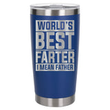 Dark Blue Thermal Metal Coffee Cup