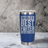 Dark Blue Thermal Metal Coffee Cup