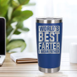 Dark Blue Thermal Metal Coffee Cup