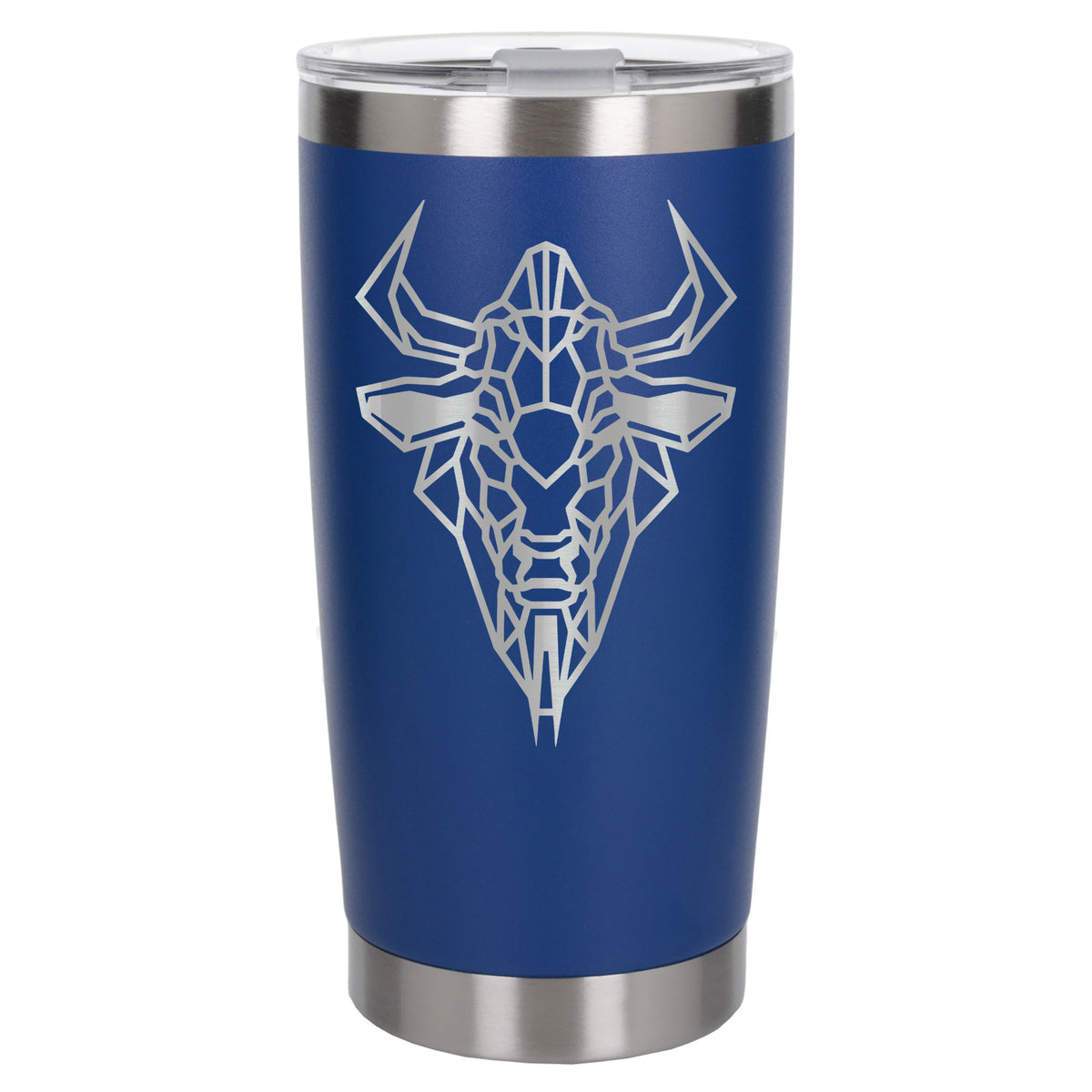 Dark Blue Thermal Metal Coffee Cup