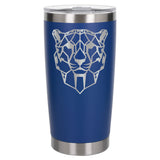 Dark Blue Thermal Metal Coffee Cup