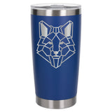 Dark Blue Thermal Metal Coffee Cup