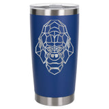 Dark Blue Thermal Metal Coffee Cup