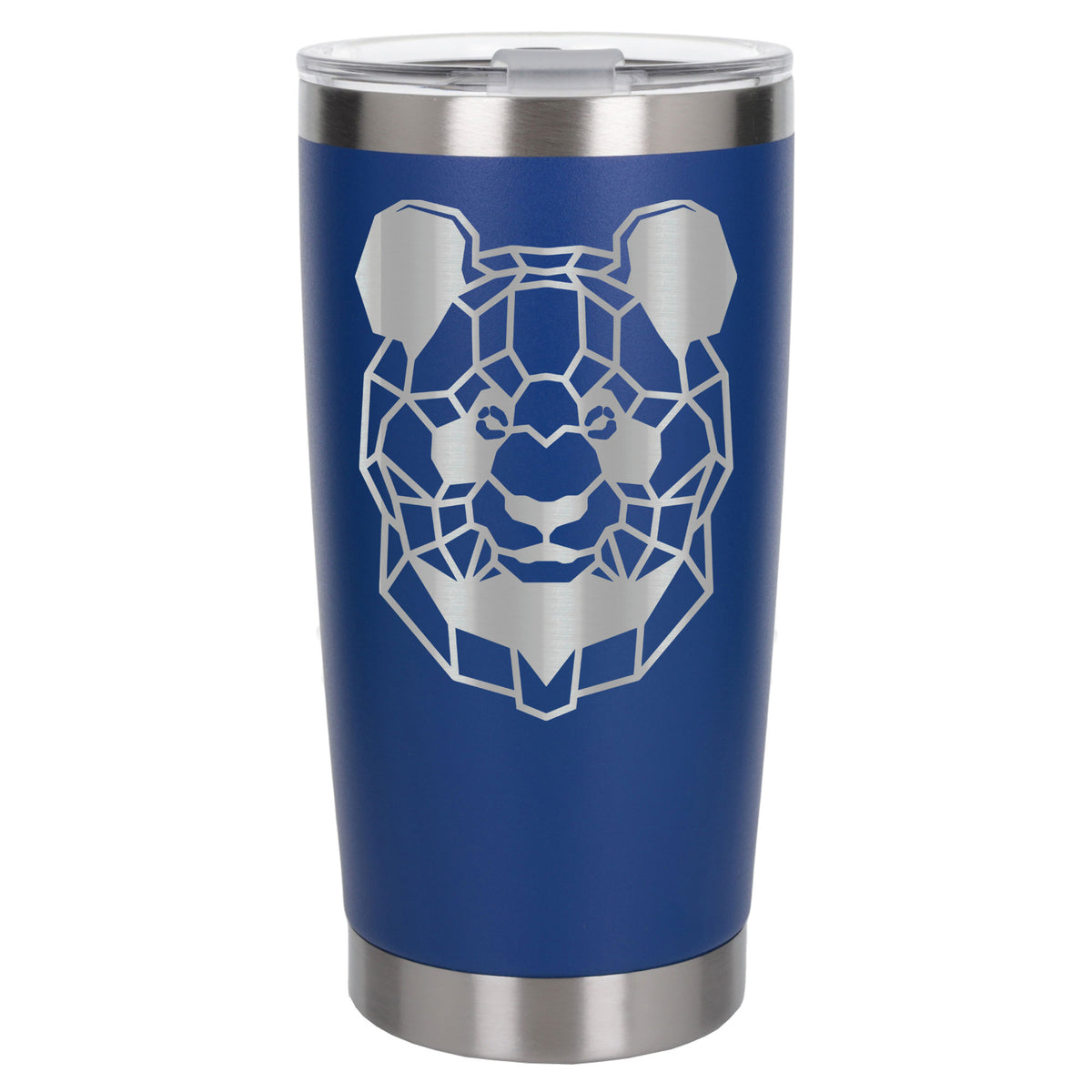 Dark Blue Thermal Metal Coffee Cup