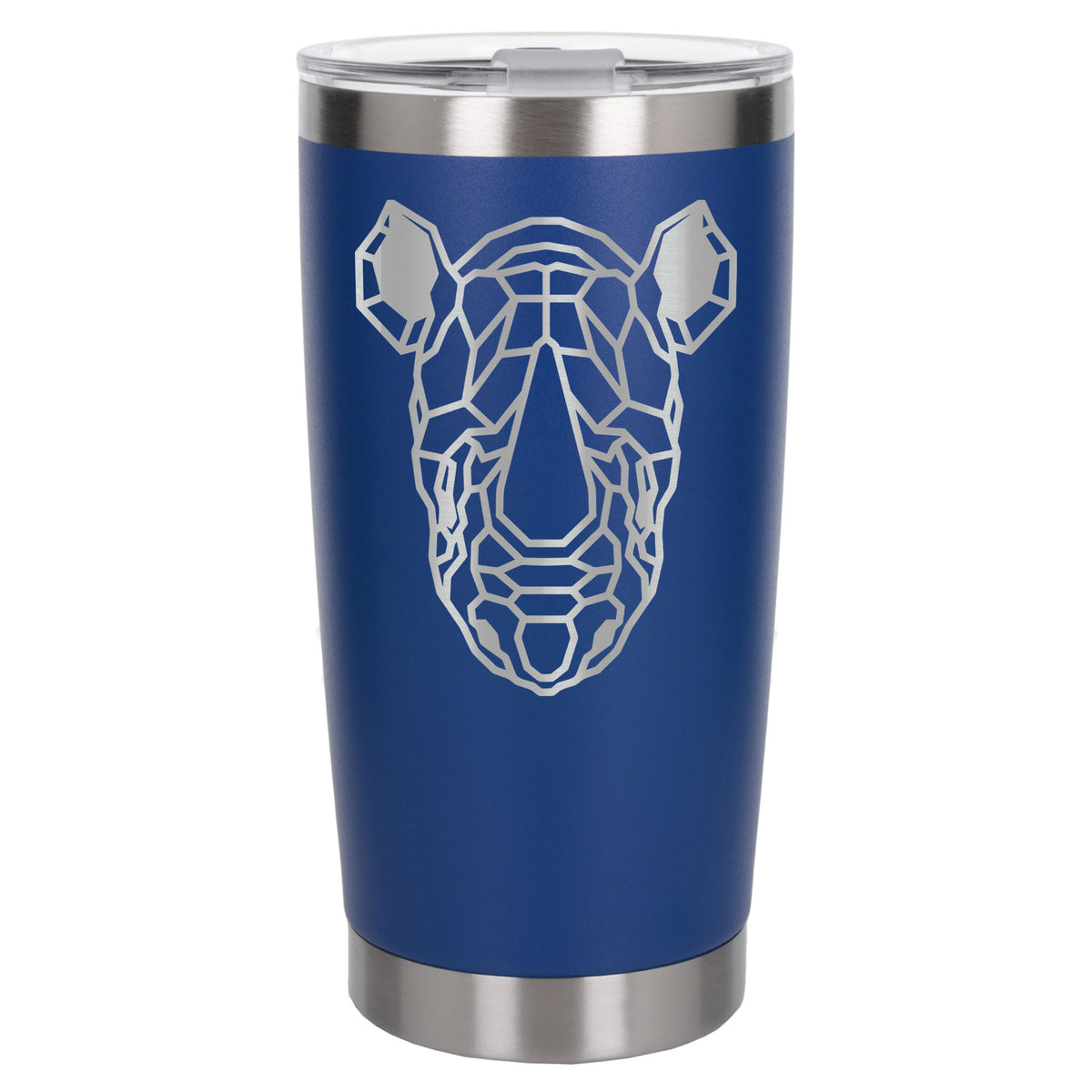Dark Blue Thermal Metal Coffee Cup