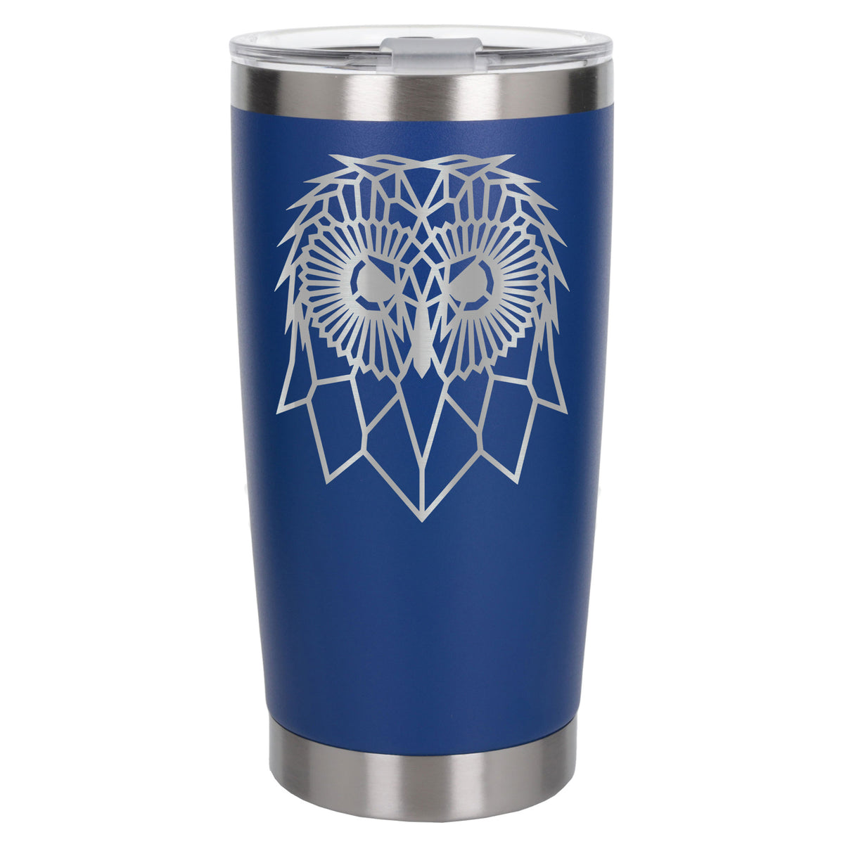 Dark Blue Thermal Metal Coffee Cup